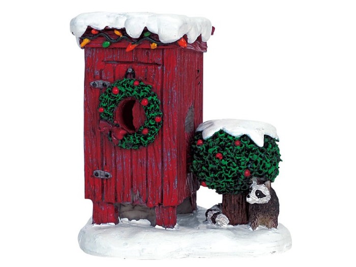 Afbeelding bij Lemax Christmas Outhouse